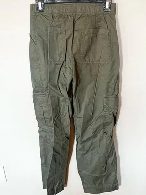Abercrombie Army Green Cargo Pants thumbnail 6