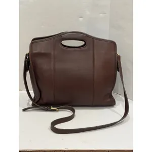 Vintage Coach Large Shopper Laptop Bag Mahogany Brown Leather 9995 USA Top Zip thumbnail 6