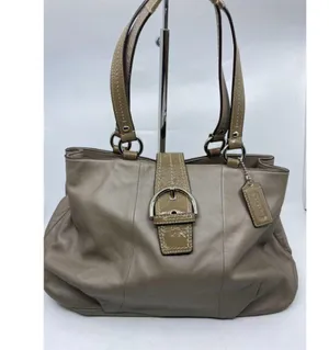COACH Medium/ Large Leather Brown Shoulder Bag thumbnail 2