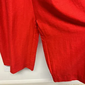 NWT Lulu’s Red Jumpsuit Romper with ruffled shoulders thumbnail 6