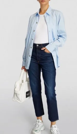 NWT rag & bone Nina straight high dark rise jeans 34 thumbnail 1