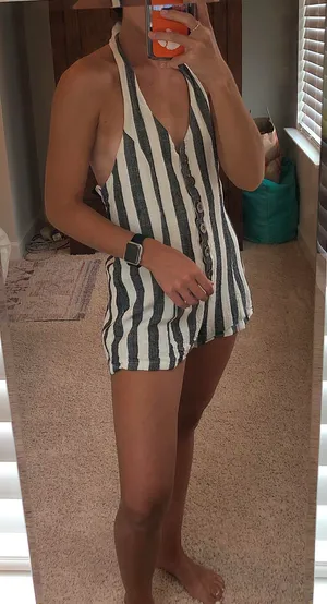 Striped romper Size XS thumbnail 1