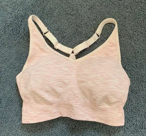 Old Navy Pink Sports Bra With Built In Padding Bra thumbnail 1