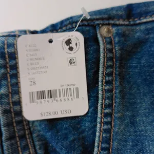 We The Free Free People‎ Humble Flare Jeans Blue Denim High Rise 70s 28 NEW thumbnail 3