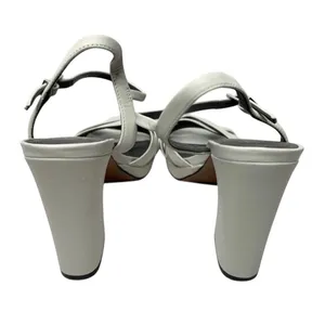 Franco Sarto Damalis Leather‎ Square Toe Platform Block Heel Sandals Size 8M thumbnail 4