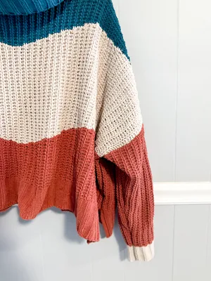 POL Chunky Knit Turtleneck Sweater thumbnail 4