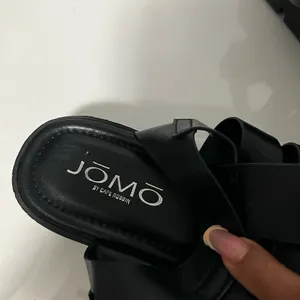 Cape Robbin Black Chunky Sandals thumbnail 6