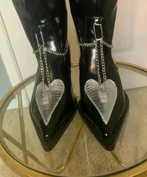 Western cowboy boots. Black Size 8 thumbnail 2