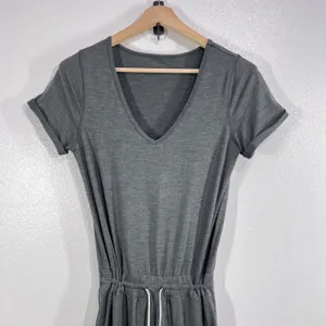 Vuori Halo Essential Jumpsuit Charcoal Gray Size Small‎ Soft Stretch Lounge Fit thumbnail 6