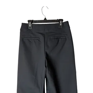 LOFT Pants Women 0 Petite Black NWT High Waist Wide Leg Button Fly Crop Trousers thumbnail 5
