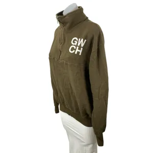 Soul Cycle Women's Olive Green GWCH Fleece Long Sleeve Half Zip Sweatshirt Sz S thumbnail 3