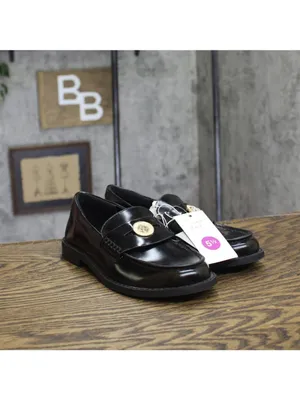 NWT A New Day Womens Phyllis Penny Loafers 94462375 Black 5.5M thumbnail 2
