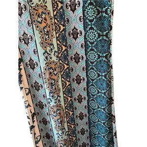 Iris Blue Multi Paisley Floral Bell Bottom Leggings Women Sz S thumbnail 7