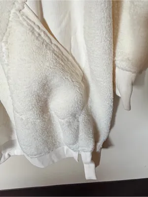Anthropologie daily practice Sherpa jacket cream 1x thumbnail 7