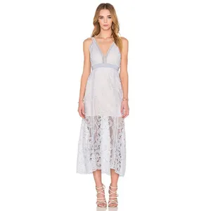 Alice McCall Wanderlust Blue Lace Midi Dress Size 0 Wedding Guest Garden Party thumbnail 2