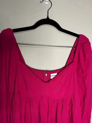 Sunday‎ Best Aritzia Halle Pink Babydoll Romantic Lined Mini Dress thumbnail 3