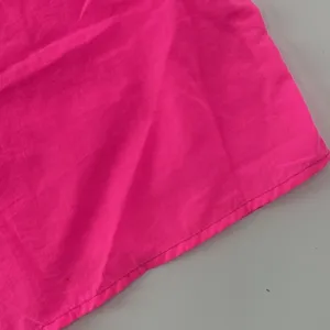 Shell Shack Vintage 80s Surf Crop Top Womens Size M Neon Pink Nylon‎ Retro Y2K thumbnail 7