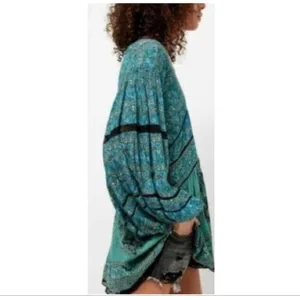 Free People Luna Scarf Print Tunic thumbnail 3