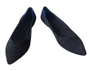 Rothy’s The Point Heathered Black Women’s Flats 9 thumbnail 1