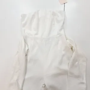Superdown Jordan Tie Waist Jumpsuit in White Small thumbnail 6