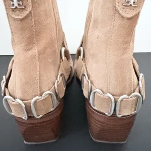 Sam Edelman Bellamie Tan Suede Ankle Boots 8 thumbnail 5