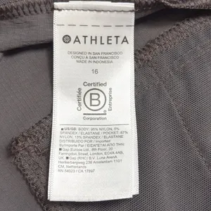 Athleta Womens Brooklyn Pants 16 Taupe Utility Travel Zip Pocket Stretch‎ SP24 thumbnail 8