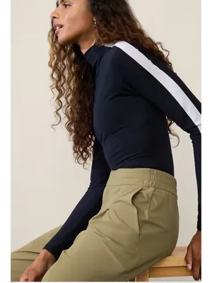 New Athleta Size 8 Pinnacle Trouser Olive Branch Green Regular thumbnail 4