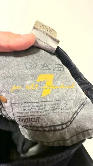 7 For All Mankind Black Flare Jeans thumbnail 7