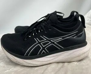 ASICS gel Nimbus 25 women’s 6 1/2 black running shoes thumbnail 6
