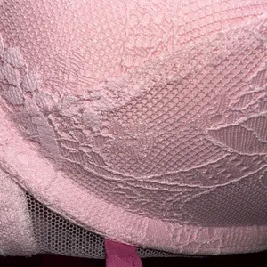Victoria's Secret Peach Front Close Lace Push Up Underwired Bra Women's Size 34D thumbnail 4