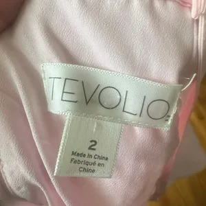 Tevolio Blush Pink Strapless Ruched Mini Dress Sweetheart A-Line Size 2 thumbnail 5