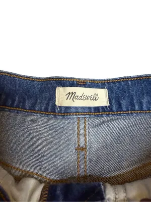 👖✨Madewell‎ Balloon Leg High Rise Crop Jeans Medium Wash Size 29✨👖 thumbnail 7