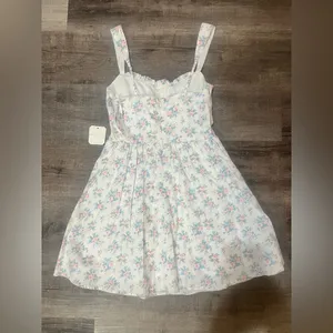 ALTAR’D STATE Floral Milkmaid Mini Dress thumbnail 3