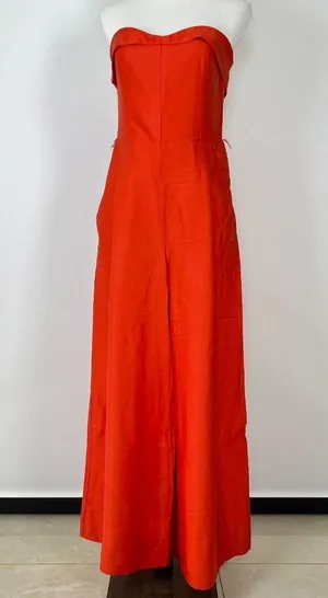 NWOT Farm Rio Wide-Leg Jumpsuit With shoulder strap Removable Shoulder Strap S thumbnail 6