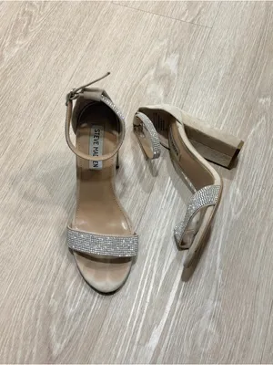 Steve Madden Kalina Crystal Ankle-Strap Heels thumbnail 2