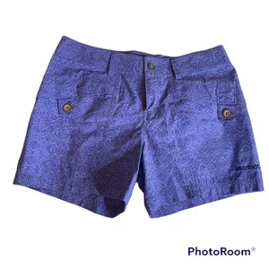 Marmot Ginny‎ Patterned Outdoor Shorts Dot Deep Dusk 6 Purple thumbnail 2