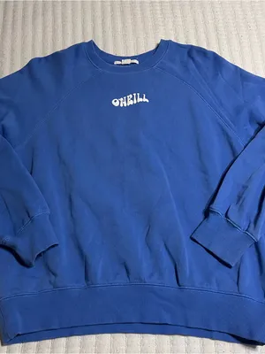 O'Neill Blue Crewneck Sweatshirt with White Logo thumbnail 1