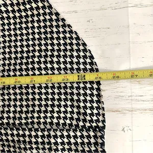 Lauren Ralph Lauren Houndstooth Top S Black Ivory Cotton Non Iron Button Up thumbnail 9