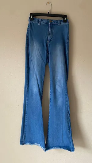 SheIn High Waisted Flared Jeans thumbnail 1