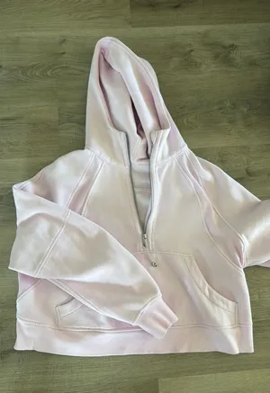 Pink Scuba Lululemon Half-Zip Hoodie thumbnail 1