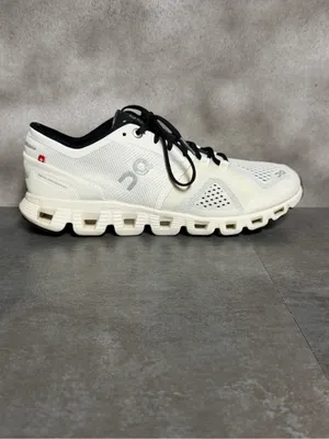 On Running Cloud X Women's White/Black Running Shoes Size 7.5 thumbnail 14