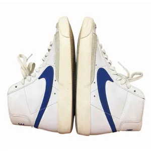Nike Blazer Mid '77 Shoes Womens Size 8 White Blue Sneakers CZ1055-124 thumbnail 3