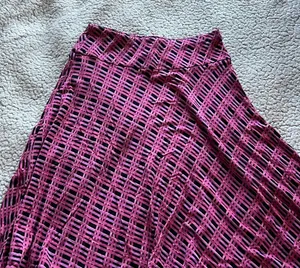 Pink Plaid Women's Skirt Size XS thumbnail 1
