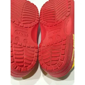 Crocs Lucky Charms Unisex Clog Red/Yellow Rainbow Logo Round Toe W9 M7 thumbnail 7