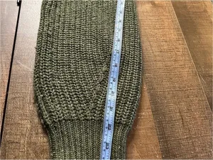 Universal Threads Cozy Olive Green Chunky Knit Cardigan, Size Small thumbnail 9