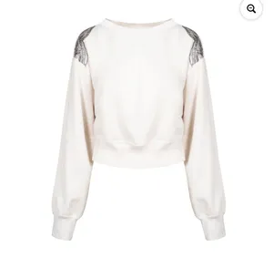 NWT Jessica Simpson Women's Khissa Embellished Crewneck Top|Sweatshirt size M thumbnail 6