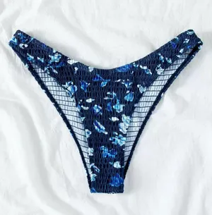 Floral Print Bikini Bottom Shein thumbnail 2