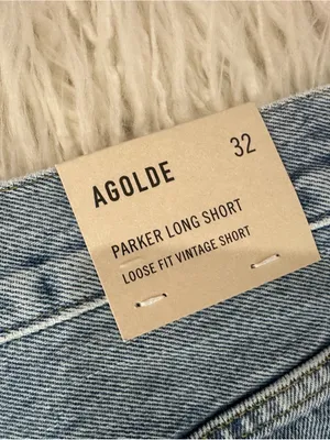 25. Agolde nwt Jean shorts sz 32 Parker long $148ret thumbnail 3