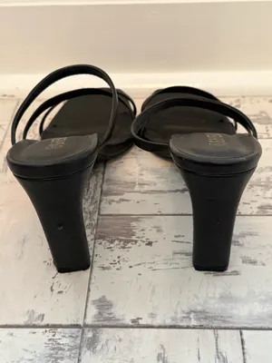Shein Strappy Heels Black thumbnail 4
