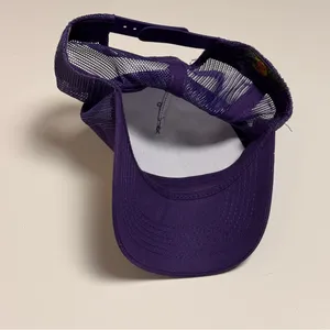 Bass Pro Shops Solid Violet Mesh Sporty Style Outdoors Trucker Snapback Hat thumbnail 6